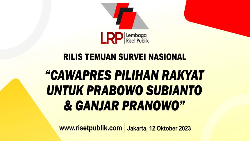 RILIS SURVEI LRP OKTOBER 2023 (CAWAPRES PROBOWO & GANJAR)